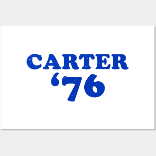 Jimmy Carter - 1976 'Carter '76' (Blue) Posters and Art
